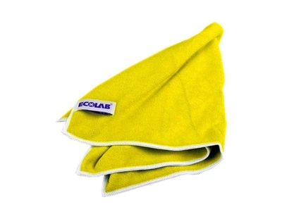 Універсальна мікрофіброва серветка Ecolab Polifix Microclin Yellow, жовта, 40x40 см (110493)