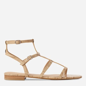 Женские сандалии кожаные Ralph Lauren 874511586 36.5 Бежевые (1159852805)