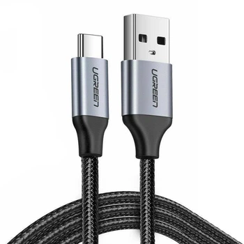 Кабель UGREEN USB20 Type-CM 3м 3A 18W сірий (LKMTR_802112)