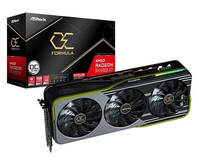 Дискретная видеокарта ASRock Radeon RX 6900 XT OC Formula, 16 GB GDDR6, 256-bit / 1x HDMI, 3x DisplayPort / (RX6900XT OCF 16G) б/у