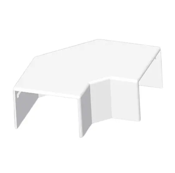 Уголок прямой ПВХ 80x40мм IP40 White (LKMTR_800337)