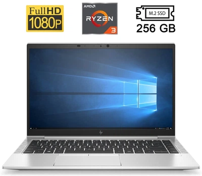 Ультрабук HP EliteBook mt46 / 14" (1920x1080) IPS / AMD Ryzen 3 Pro 4450U (4 (8) ядра по 2.5 - 3.7 GHz) / 8 GB DDR4 / 256 GB SSD M.2 / AMD Radeon RX Vega 5 Graphics / WebCam / HDMI б/у