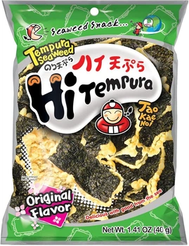 Чіпси Норі Tao Kae Noi Original Hi Tempura Seaweed 40г