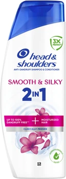 Шампунь против перхоти Head & Shoulders Гладкое и шелковистое 2-в-1 400 мл (8006530305259)
