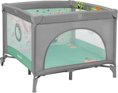 Манеж-кровать 2 в 1 Lionelo Mille Plus Grey Green (LO-MILLE PLUS GREY GREEN)