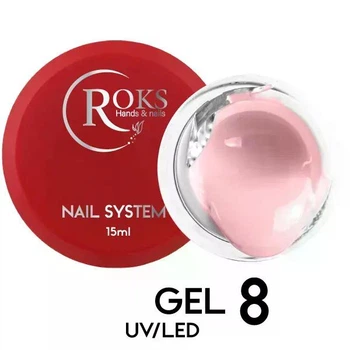 Builder Gel ROKS 15 мл №8 Молочноліловий