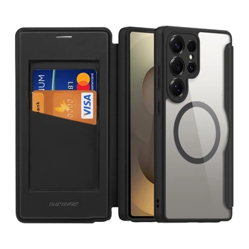 ПротиударнийЧохол-книжка Dux Ducis Skin X Pro with MagSafe для Samsung Galaxy S25 Ultra 5G (S938) Black