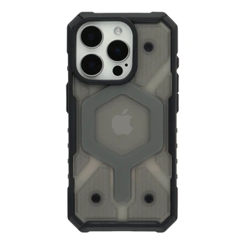 Чохол TPU+PC ArmorHex Magnetic Case для iPhone 15 Pro Max Matte Grey