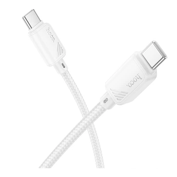 Кабель USB Hoco X113 Type-C to Type-C 60W Бiлий
