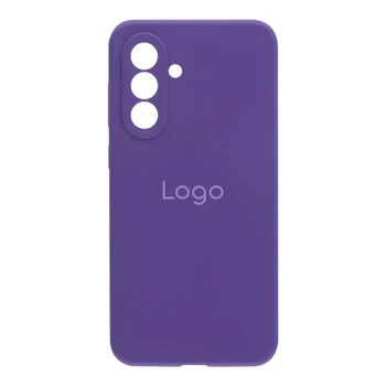 Чехол-накладка Liquid Silicone (AA) с защитой на камеру для Samsung Galaxy A57 5G (A576) Elegant Purple