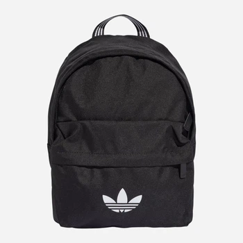 Рюкзак спортивний 11 л вміщує формат А4 Adidas Adicolor Small Backpack JX0217 Чорний (4068808798914)