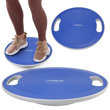 Балансировочная платформа Cornix круглая, пластиковая XR-0445 Blue/Grey