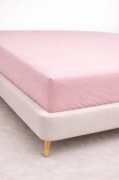 Простынь на резинке Ecotton Фланель 90х200 Зимняя коллекция Super Soft SB-153 Pink (2100024425006)