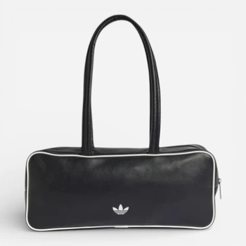 Спортивная сумка багет седло женская средняя Adidas Adicolor Elongated Airliner Bag KD7851 Черная (4068817018782)