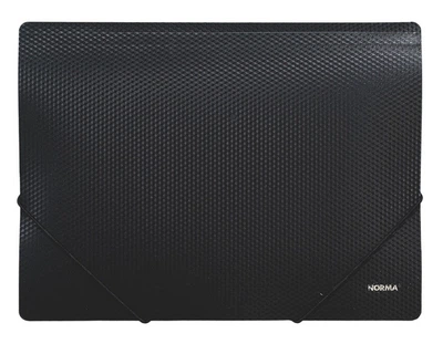Папка на гумках Norma A4 чорна 500 мкм. 5060-09 (03030629)