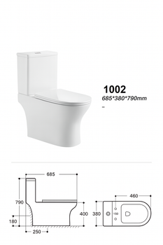 Унитаз SY 1002 68.5*38*79 белый ( А0058455 )