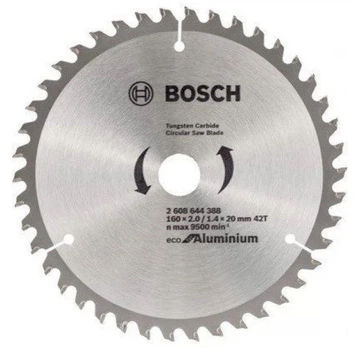 Пиляльний диск Bosch 160*20/16мм 42 зуба Aluminium Eco 2608644388