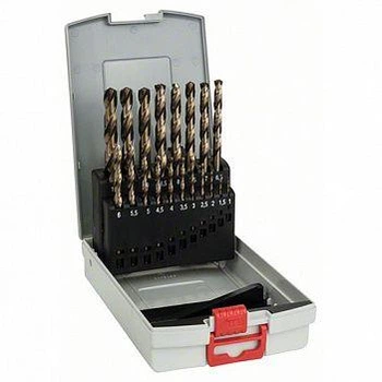 Набір свердел по металу кобальт Bosch HSS-Co ProBox, 1–10 мм 19шт 2608587014