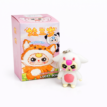 Колекційний брелок-фігурка «Овечка» — kawaii арт-персонаж, брелок для ключів