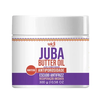 Маска для відновлення та гладкості пористого волосся Widi Care Juba Butter Oil Antiporosidade Ação Condicionante 300 г