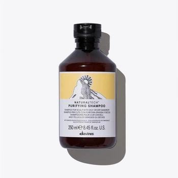 Шампунь для глубокой очистки жирной и сухой перхоти Davines Natural Tech Purifying Shampoo 250 мл