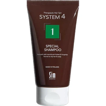 Шампунь для нормальной кожи головы и склонной к жирности Sim Sensitive System 4 №1 Special Shampoo 75 мл