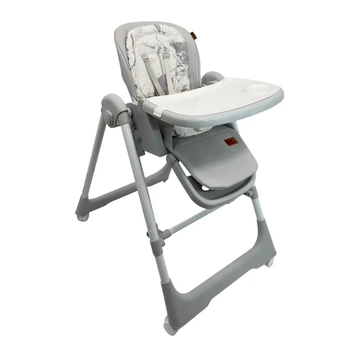 Стульчик-качели для кормления ребенка VELANO Nomi, light grey (45683)