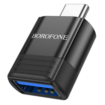 Перехідник BOROFONE BV18 Type-C - USB3.0 OTG для телефону Чорний