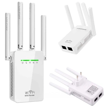 Усилитель сигнала WiFi, 300 Mbps, 4 антенны, PIX-LINK LV WR09 (6598-7847)
