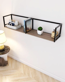 Настенная полка в стиле лофт EcoLoft Нордіс DSP-1361-4 Монтеверде