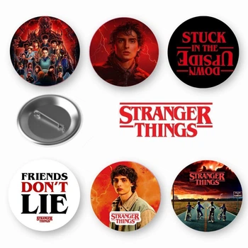 Набор закатный значков Stranger things Очень странные дела Майк 6 шт (ЗН10022)