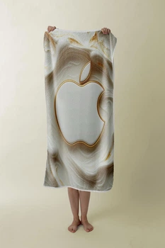 Рушник з принтом Айфон "Apple" моко - 70*140 см