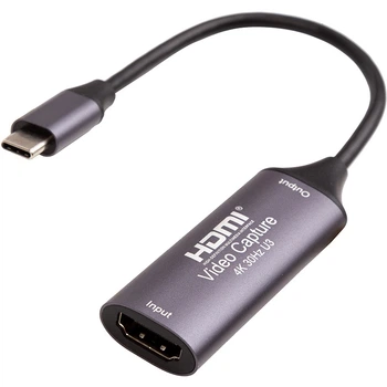 Карта видеозахвата PowerPlant HDMI (F) - 3.0 USB Type-C (M) (HDVC2-C)