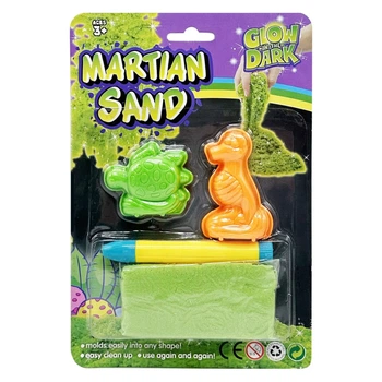Игровой набор "Марсианский песок" Bambi WLN-51A кинетический, светится в темноте