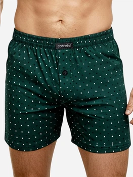 Труси шорти чоловічі бавовняні Cornette Comfort 008-333 А26 3-5XL 5XL Зелені (5902458278503)