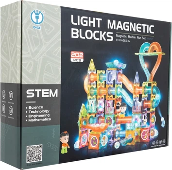 Конструктор магнітний Marble Run 202 елементи ZKL.2306 (5903864952681)