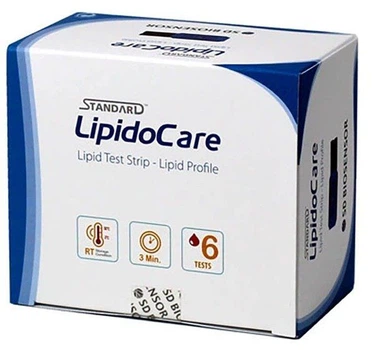 Тест-полоски для определения липидного профиля LipidoCare 25 шт