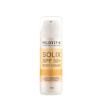 Крем для тіла з SPF 50+SOLIX Body Cream (Pelovit-R) 150 мл.
