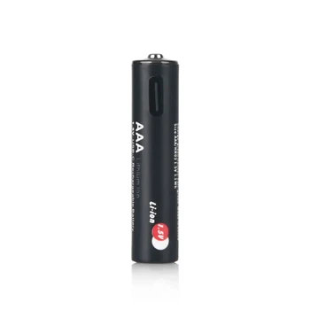 Аккумулятор AAA Soshine 1.5V 730 mAh 1100 mWh с Type-C зарядкой / Батарейка аккумуляторная