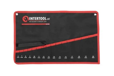 Чохол для гайкових ключів Intertool 570 x 360 мм x 15 кишень (BX-9015)