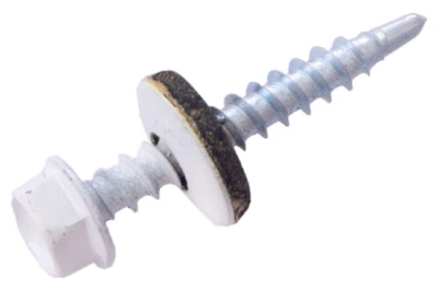 Саморіз покрівельний Apro 4.8 x 35 мм RAL 9003 (50 шт.) (SDS48359003)