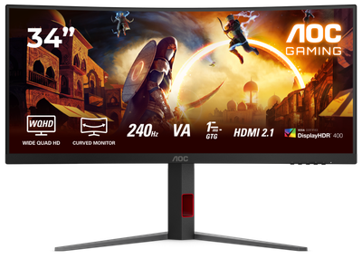 Монітор AOC CU34G4Z 34" UWQHD VA 240 Гц