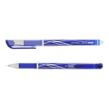 Ручка гелева пиши-стирай Buromax Optimal 0,5 mm Синя (BM.8315-01)