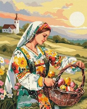 Преміум картина за номерами Великодній світанок 40x50 Brushme (PBS53945)