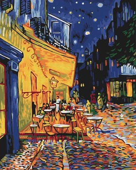 Картина за номерами Нічне кафе в Арлі. Ван Гог 40x50 Brushme (BS51338)