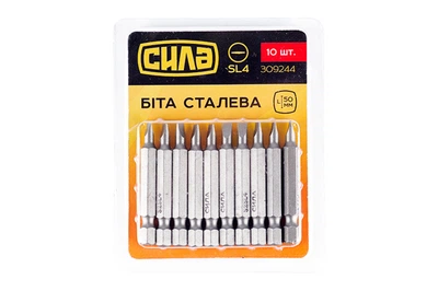 Біта Сила SL4 x 50 мм (10 шт.) (309244)
