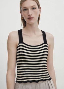 В'язаний топ Massimo Dutti 6212102251c56 S комбінований (100005568)