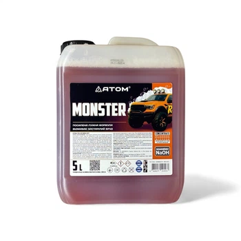 Активная пена для мойки авто ATOM MONSTER 5л