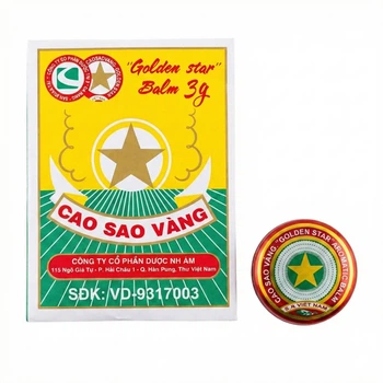 Бальзам Вьетнамская звездочка Cao Sao Vang 3 гр. 100% Оригинал