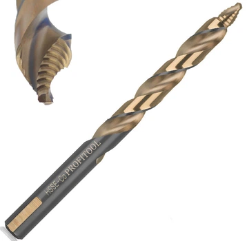 Сверло по металлу PROFITOOL 13х101х151 мм HSSE-Co STEP-TEC, DIN 338 RN (40693) (1 шт.)